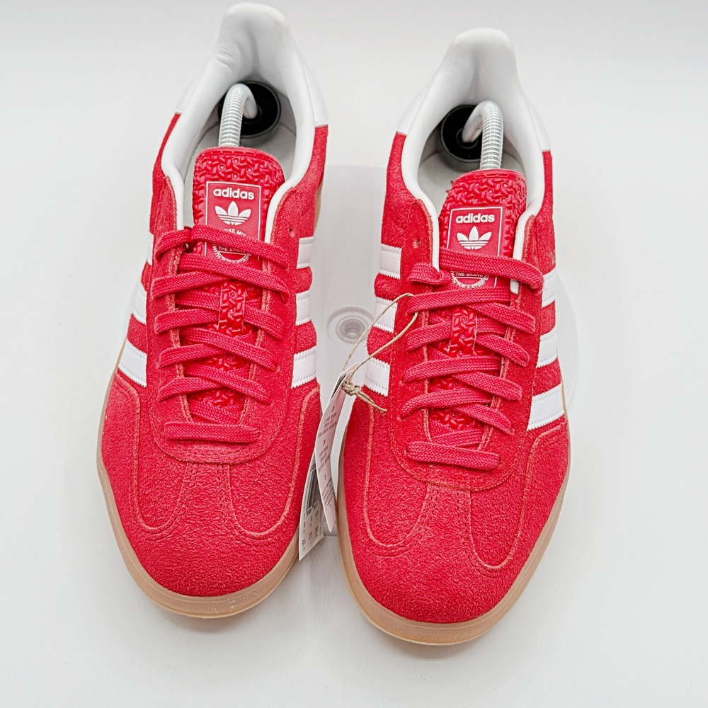 Adidas Gazelle Indoor Shoes Size 9.5 Mens Better Scarlet White Gum JI2063, NEW - Picture 10 of 13